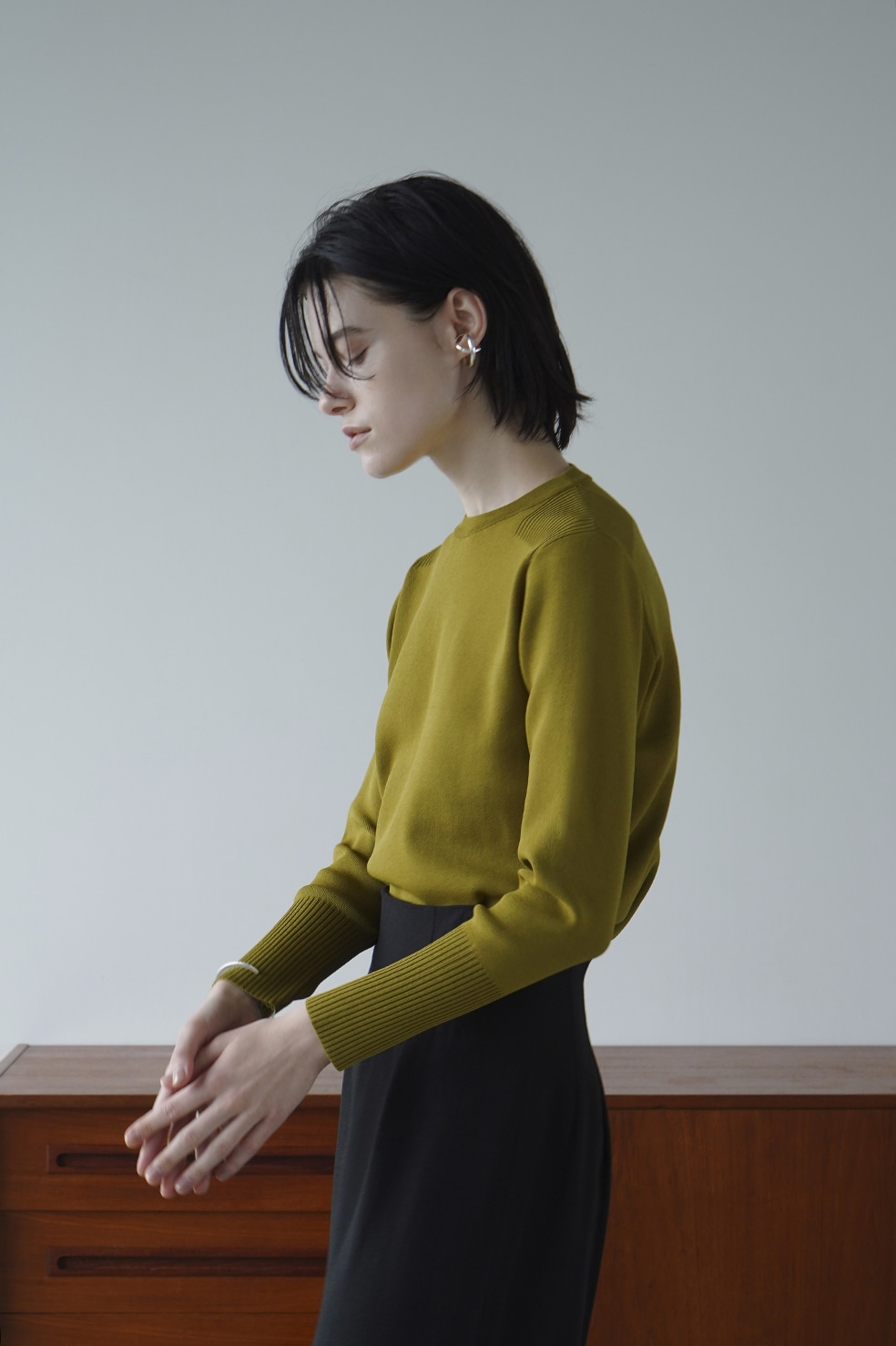 シーリングライト 新品 CLANE クラネ BASIC COMPACT KNIT TOP