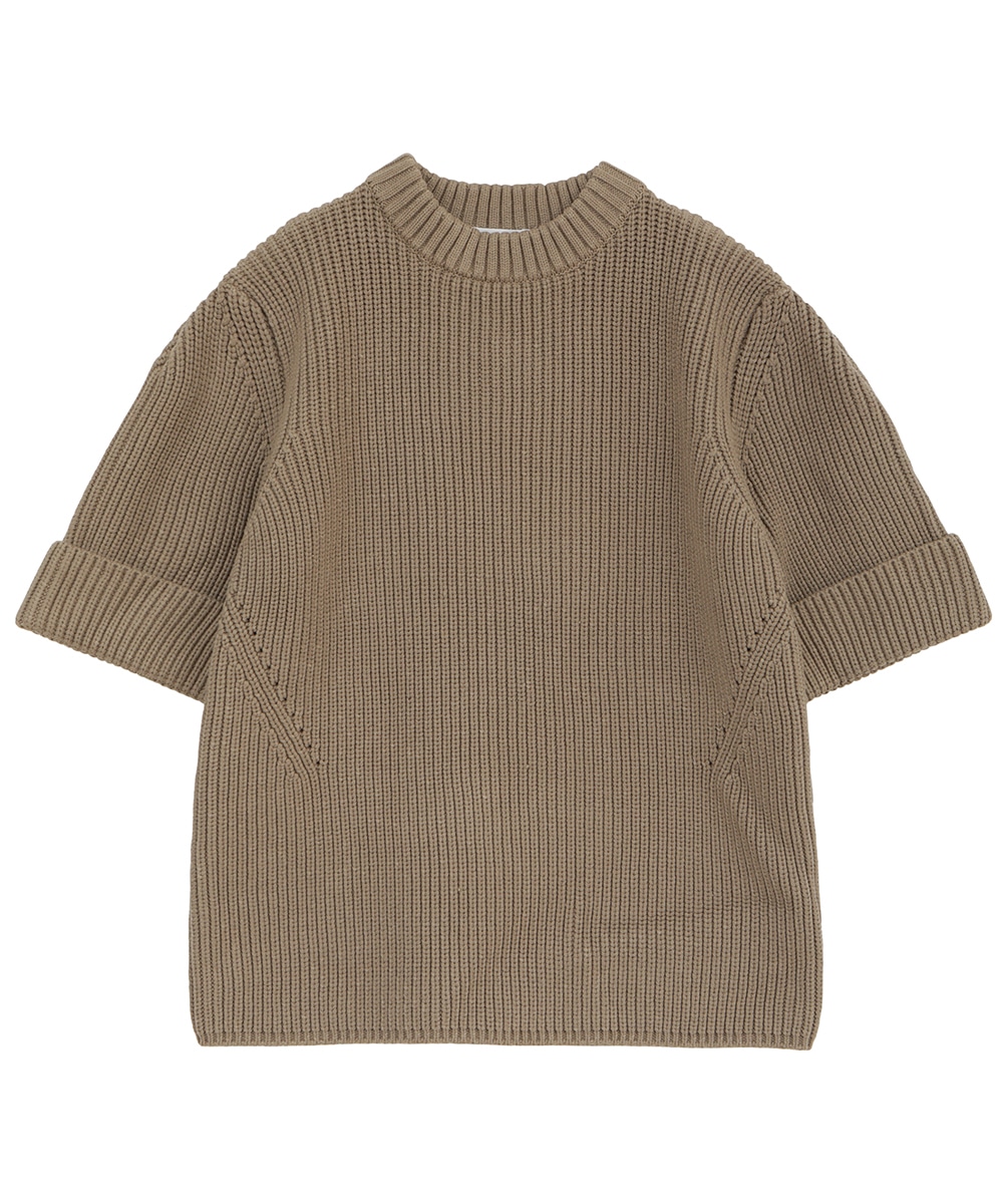 OVER HALF SLEEVE KNIT TOPS｜TOPS(トップス)｜CLANE OFFICIAL ONLINE 