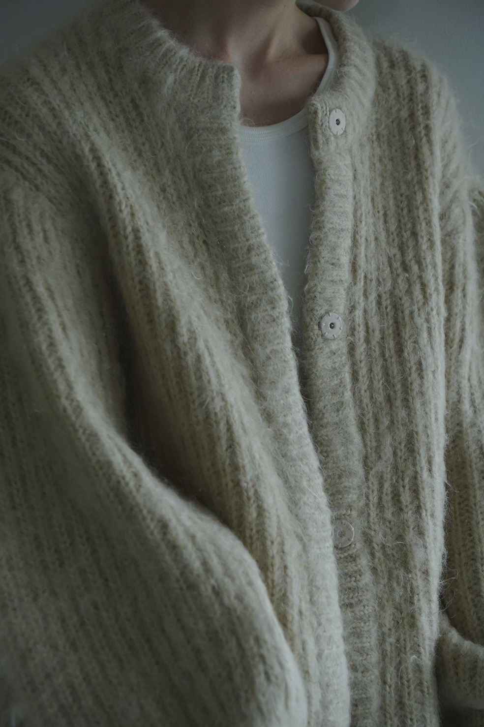 COLOR MOHAIR SHAGGY CARDIGAN|TOPS(トップス)|CLANE OFFICIAL ...