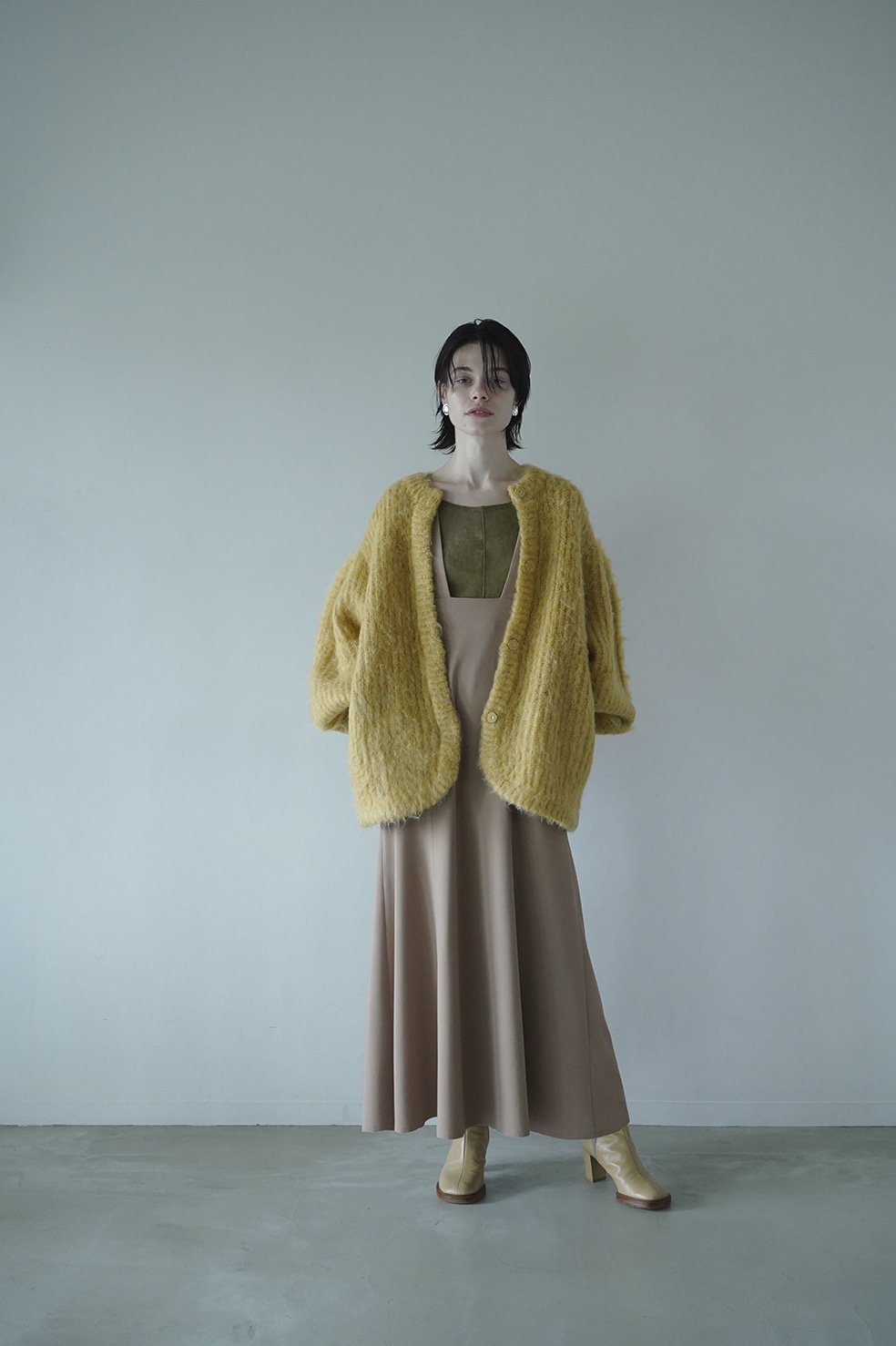 COLOR MOHAIR SHAGGY CARDIGAN｜TOPS(トップス)｜CLANE OFFICIAL 