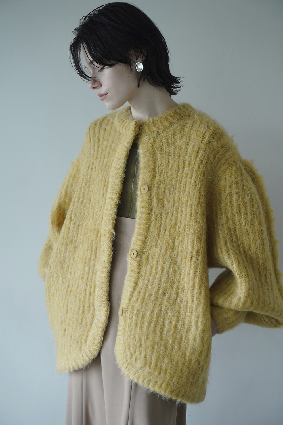 COLOR MOHAIR SHAGGY CARDIGAN|TOPS(トップス)|CLANE OFFICIAL ...
