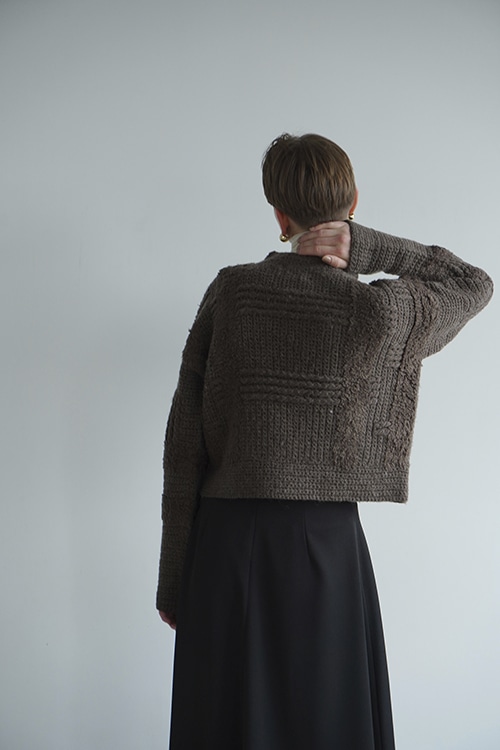 クラネ WIDE CHECK HAND KNIT オンラインストア買取