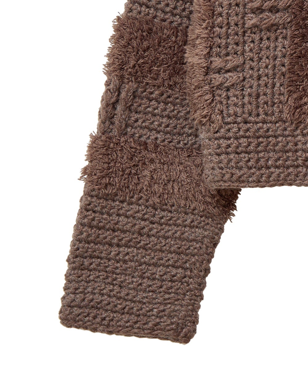 CLANE WIDE CHECK HAND KNIT /CLANE サイズ2 - www.piandiboccio.com