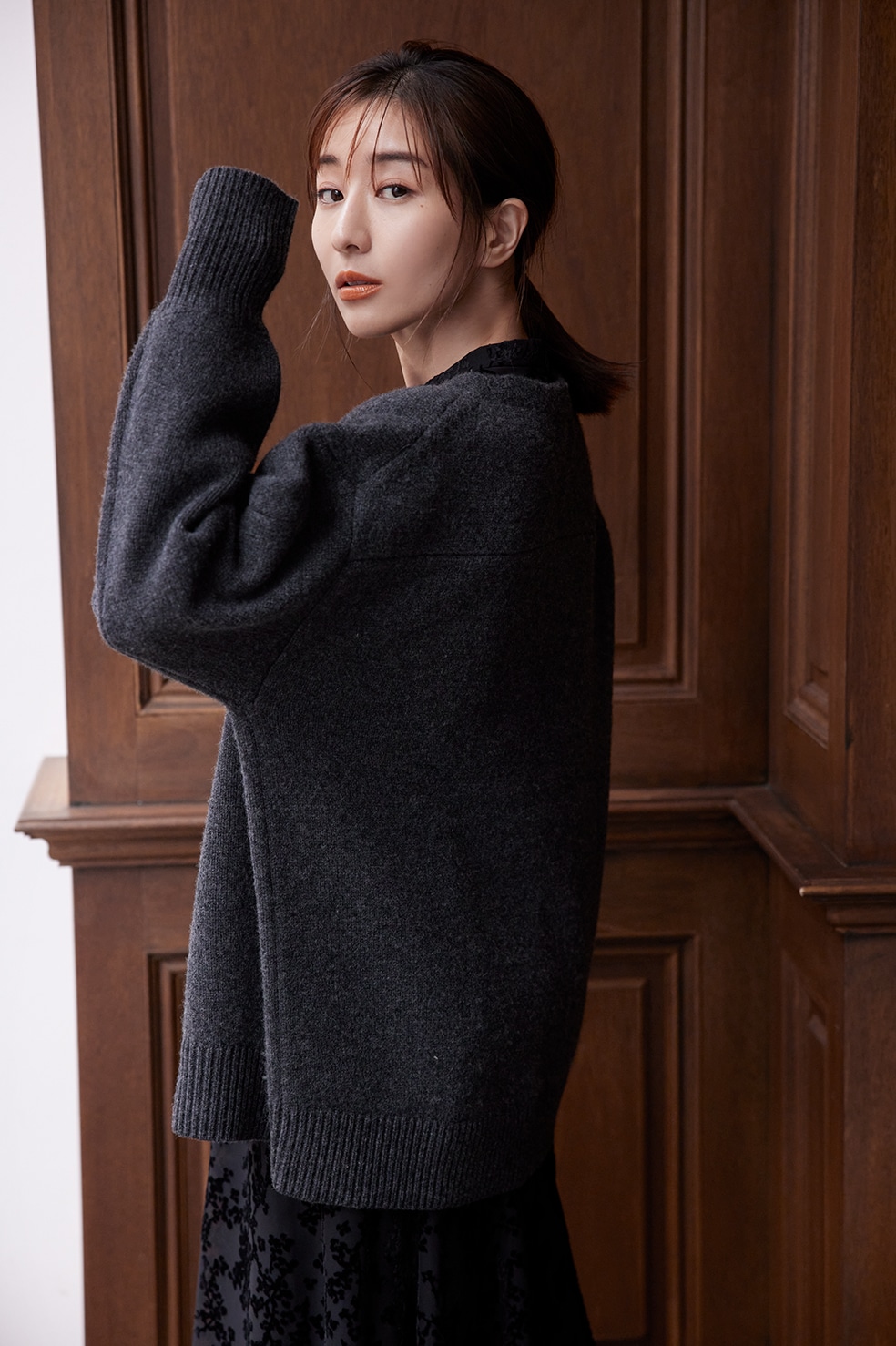 専門店の安心の1ヶ月保証付 MINAMI TANAKA×CLANE KNIT CARDIGAN | www