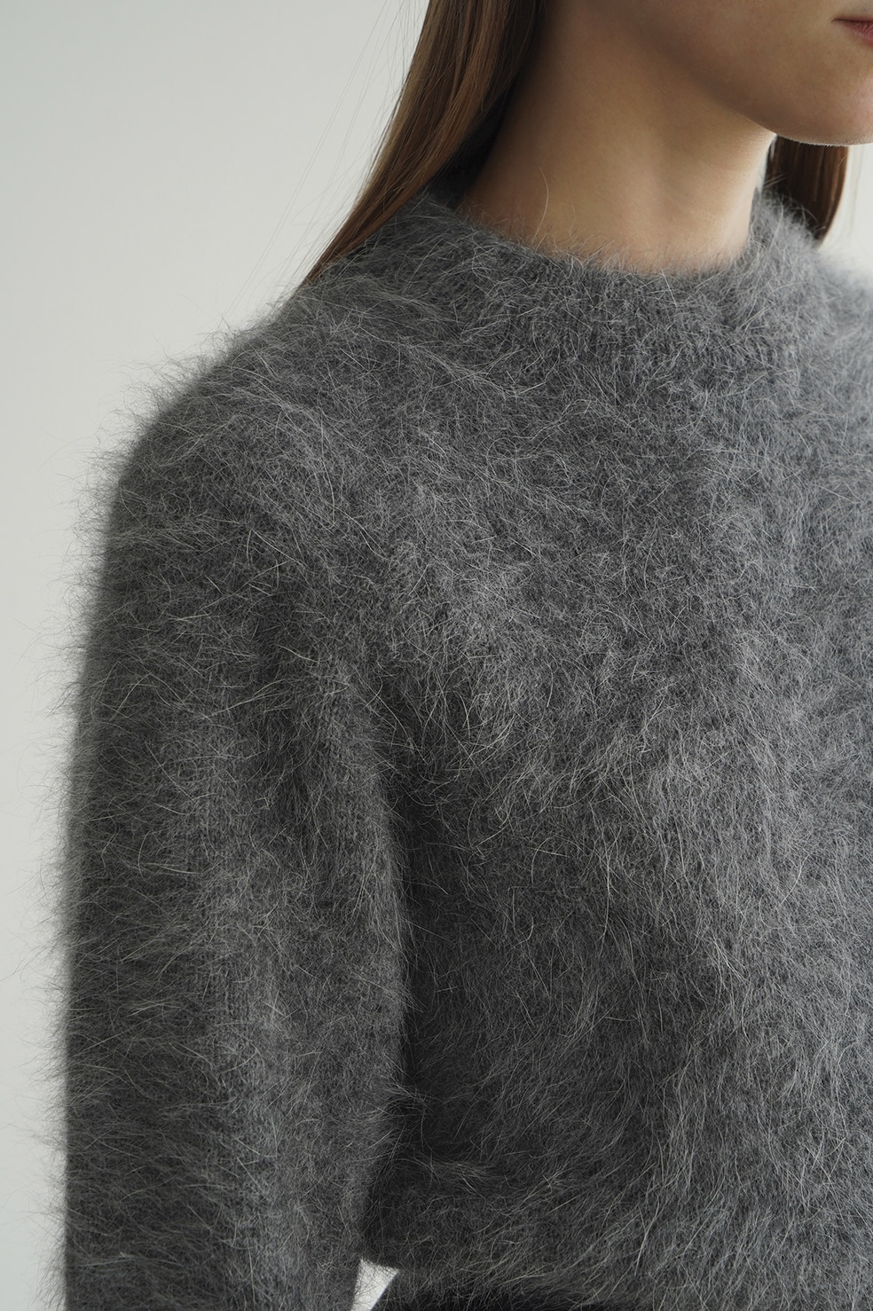 CLANE 22AW ANGORA COMPACT KNIT TOPS ピンク 【 大感謝セール