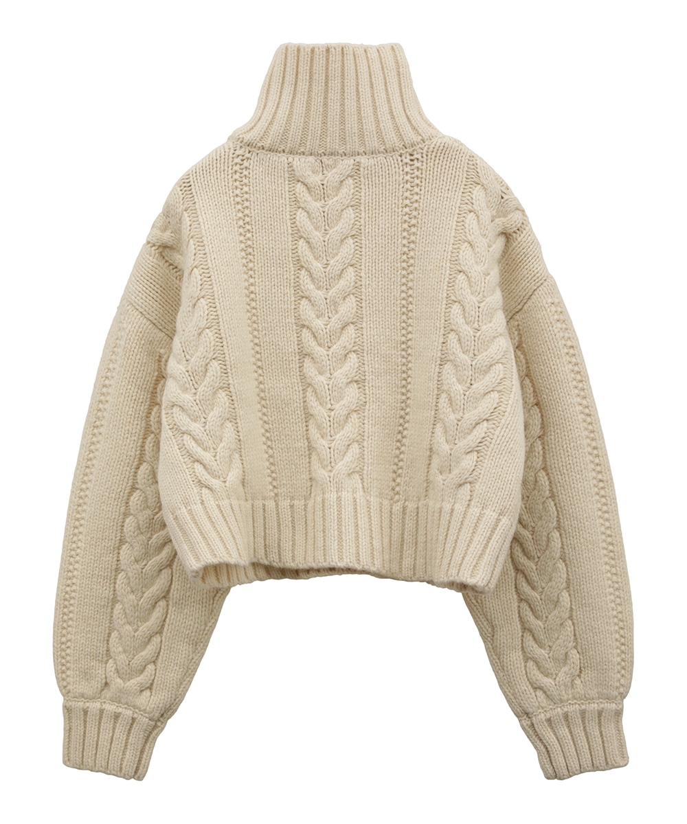 NEW限定品 CLANE SHORT CABLE TURTLE KNIT TOPS ニット | www.dukla.sk