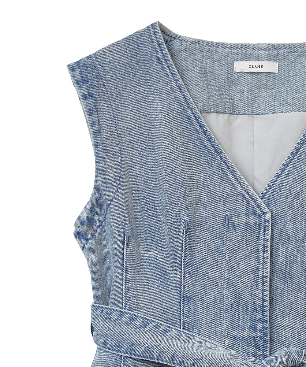 最高最高CLANE PANNIER LINE DENIM BUSTIER ベスト | blog