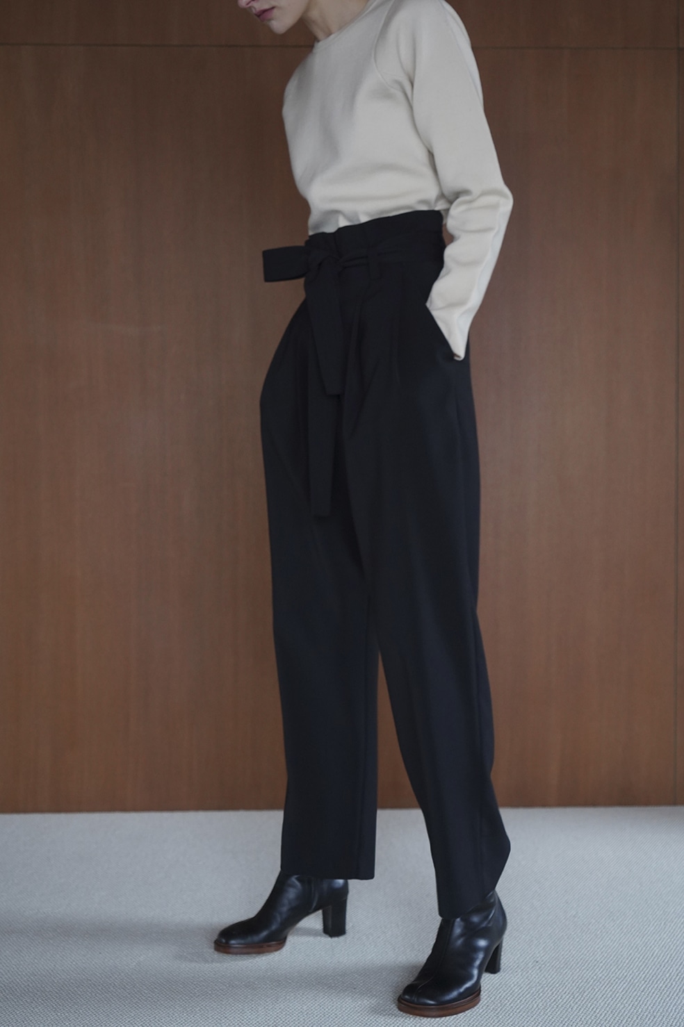 CLANE TWO TUCK TAPERED PANTS 品数豊富！ www.shelburnefalls.com