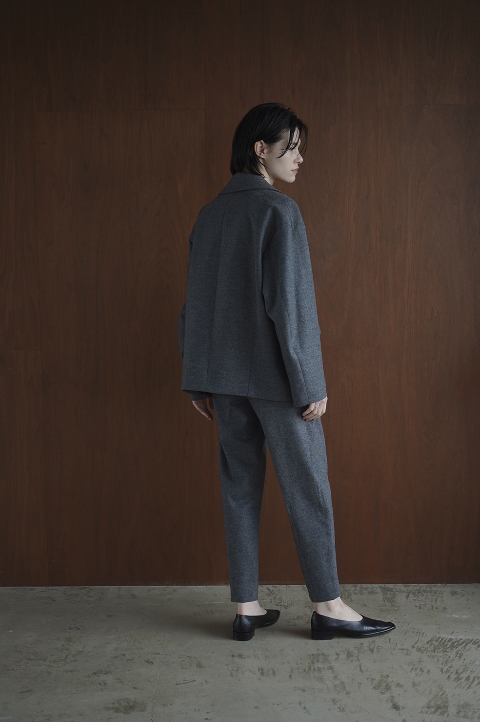 純正売れ筋 CLANE WOOL LINE TUCK PANTS www.servisgroup.com