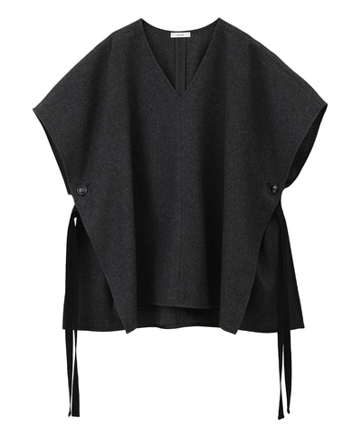 2WAY WOOL SIDE RIBBON PONCHO｜TOPS(トップス)｜CLANE OFFICIAL 