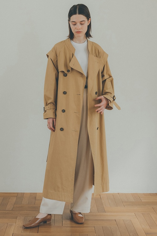 2WAY SQUARE SLEEVE TRENCH COAT