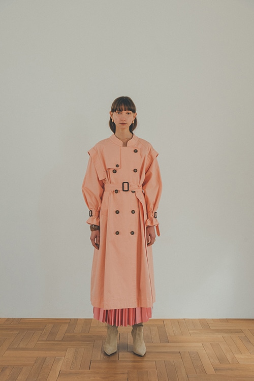 2WAY SQUARE SLEEVE TRENCH COAT