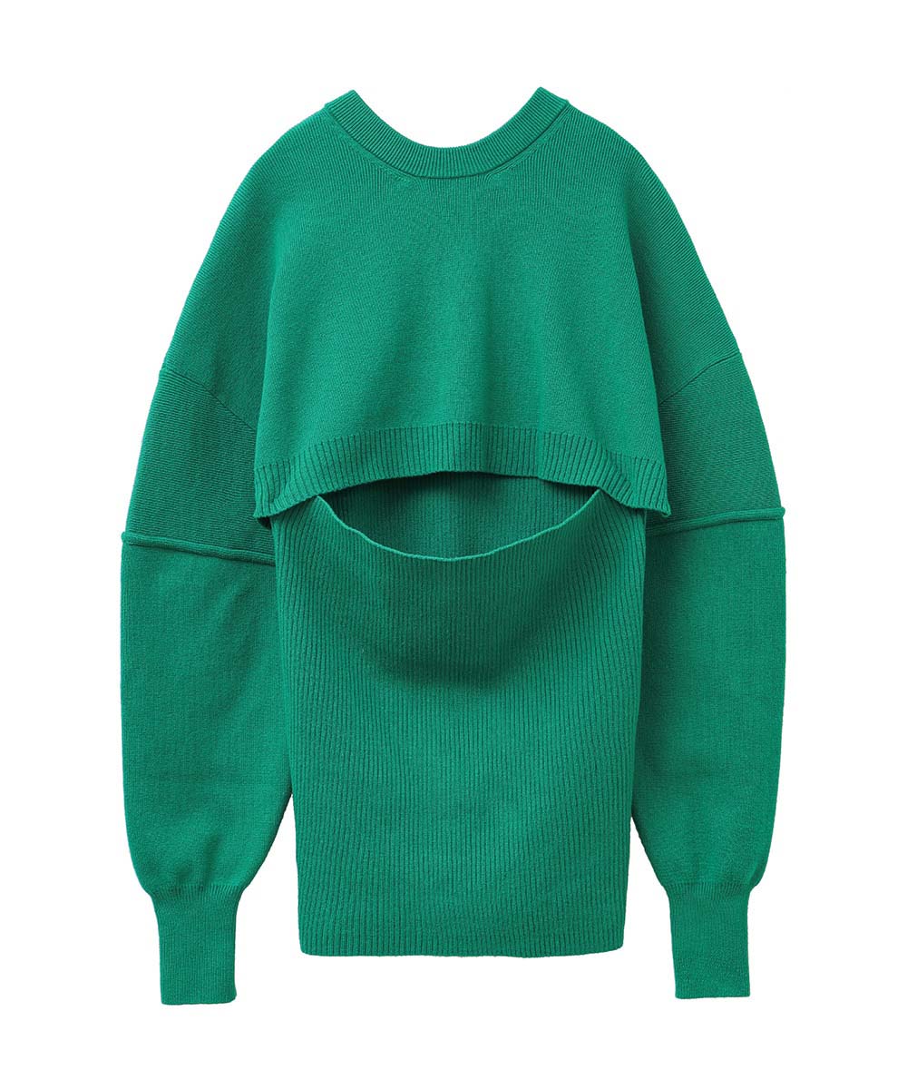 3WAY ARRANGE SEPARATE KNIT TOPS｜TOPS(トップス)｜CLANE