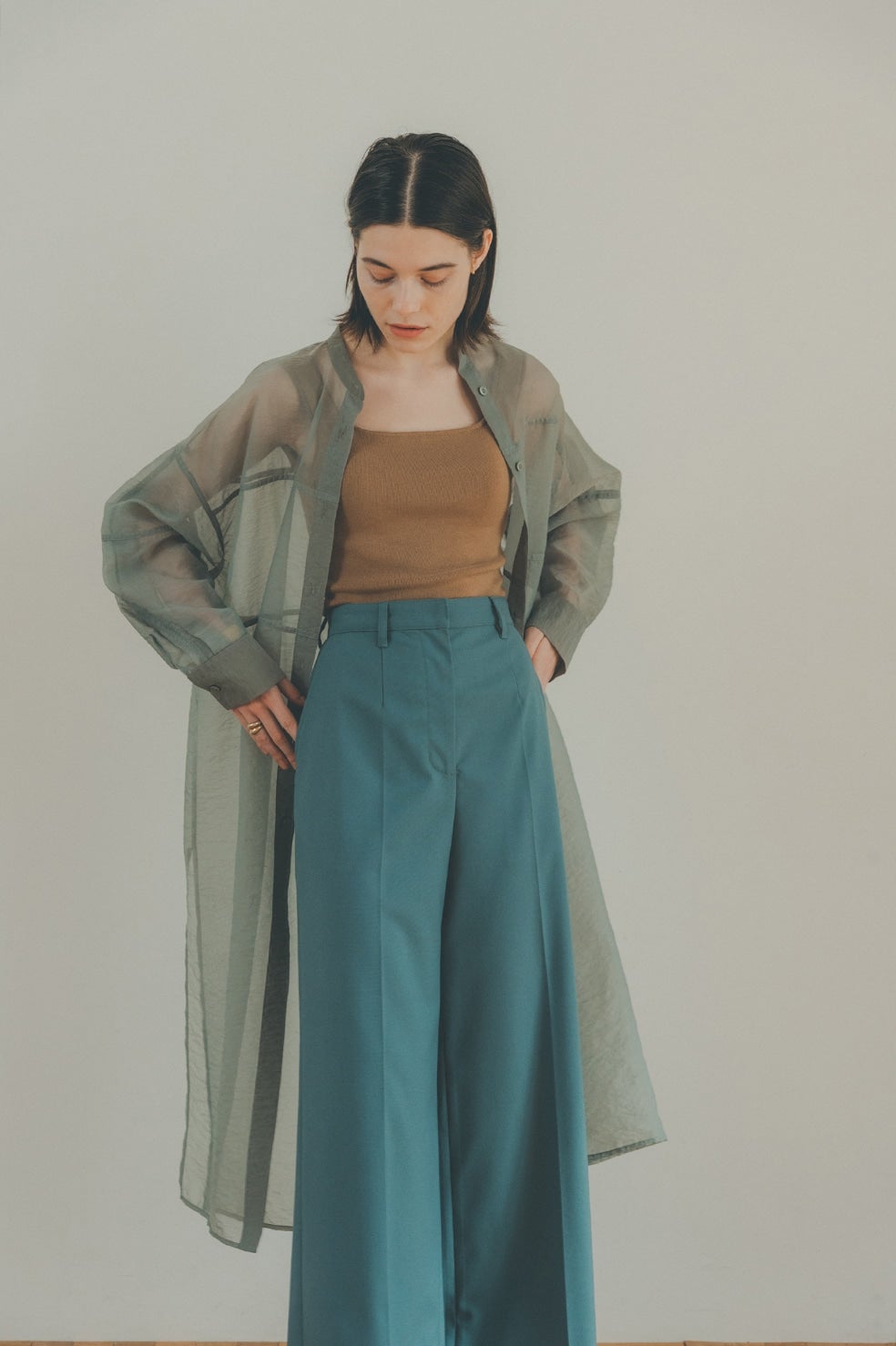 SWITCH DESIGN LONG SHEER SHIRT｜22SS 