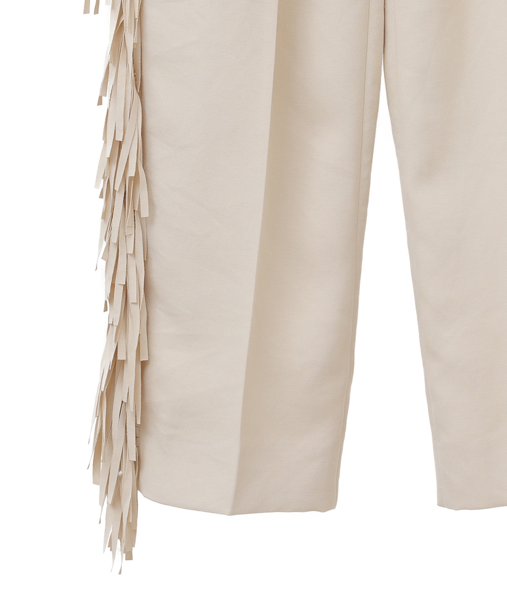 FRINGE TAPERED PANTS｜22SS SALE()｜CLANE OFFICIAL ONLINE STORE