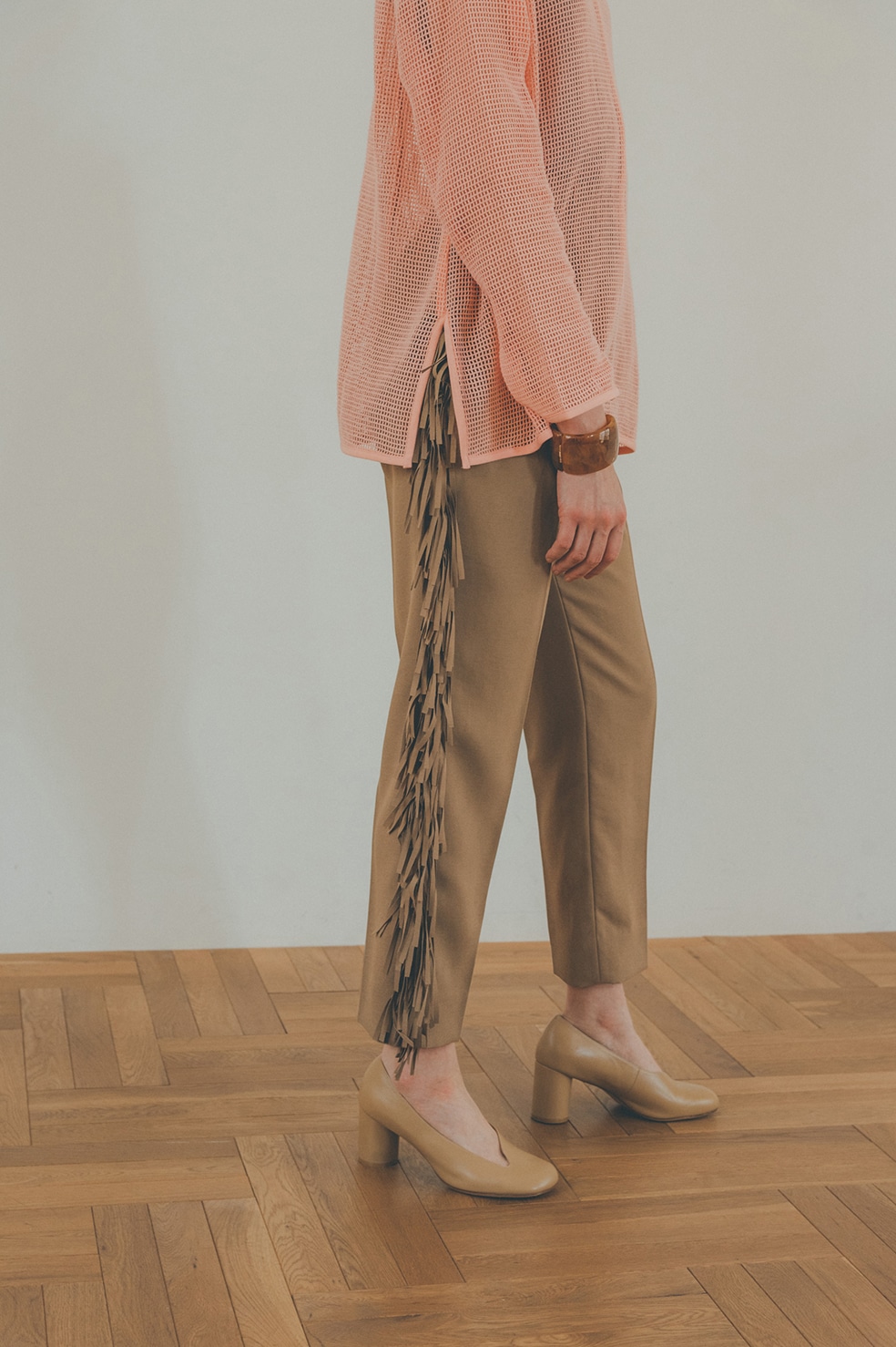 FRINGE TAPERED PANTS｜22SS SALE()｜CLANE OFFICIAL ONLINE STORE