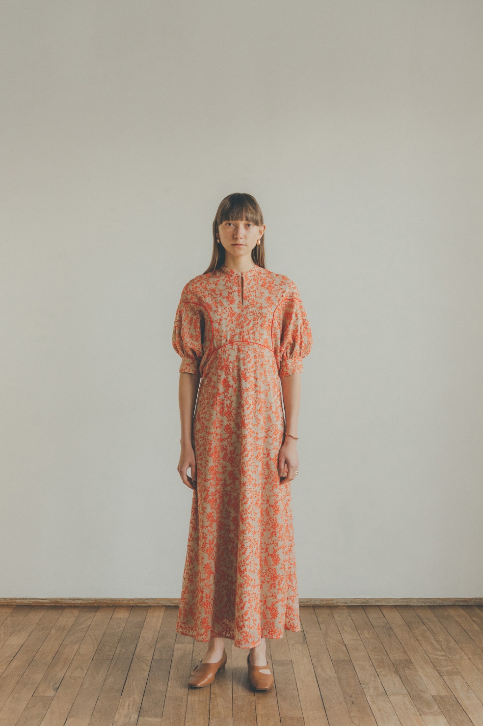 FLORET EMBROIDERY ARM ONE PIECE｜DRESS(ドレス)｜CLANE OFFICIAL 
