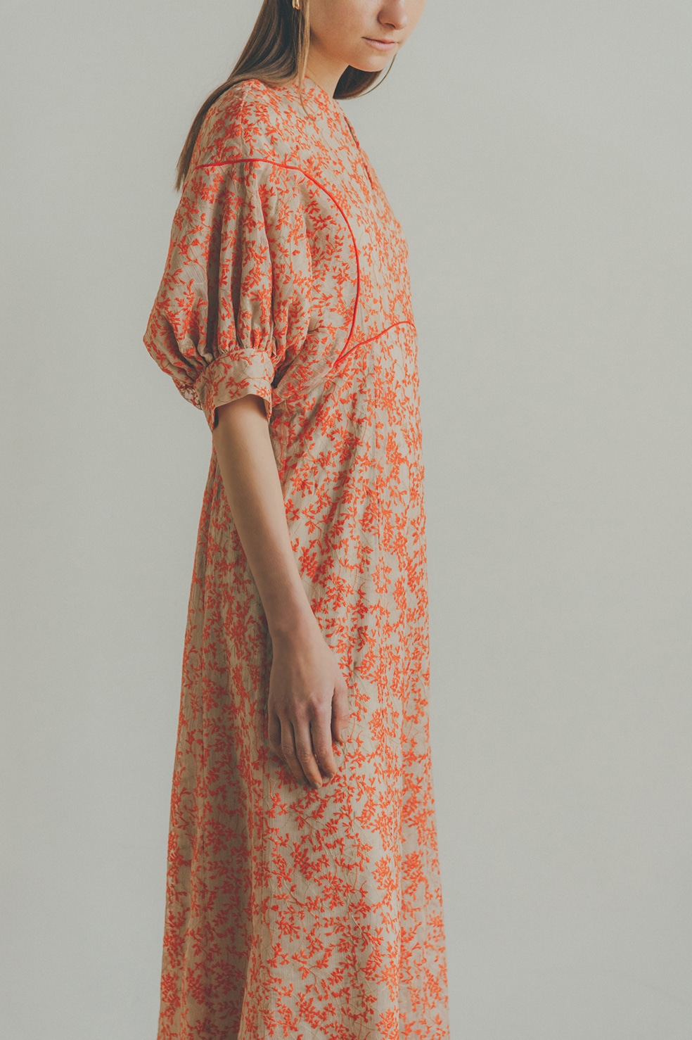 FLORET EMBROIDERY ARM ONE PIECE｜22SS SALE()｜CLANE OFFICIAL 