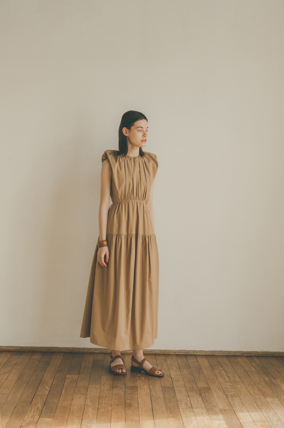 BROAD SHOULDER ONE PIECE｜DRESS(ドレス)｜CLANE OFFICIAL ONLINE STORE