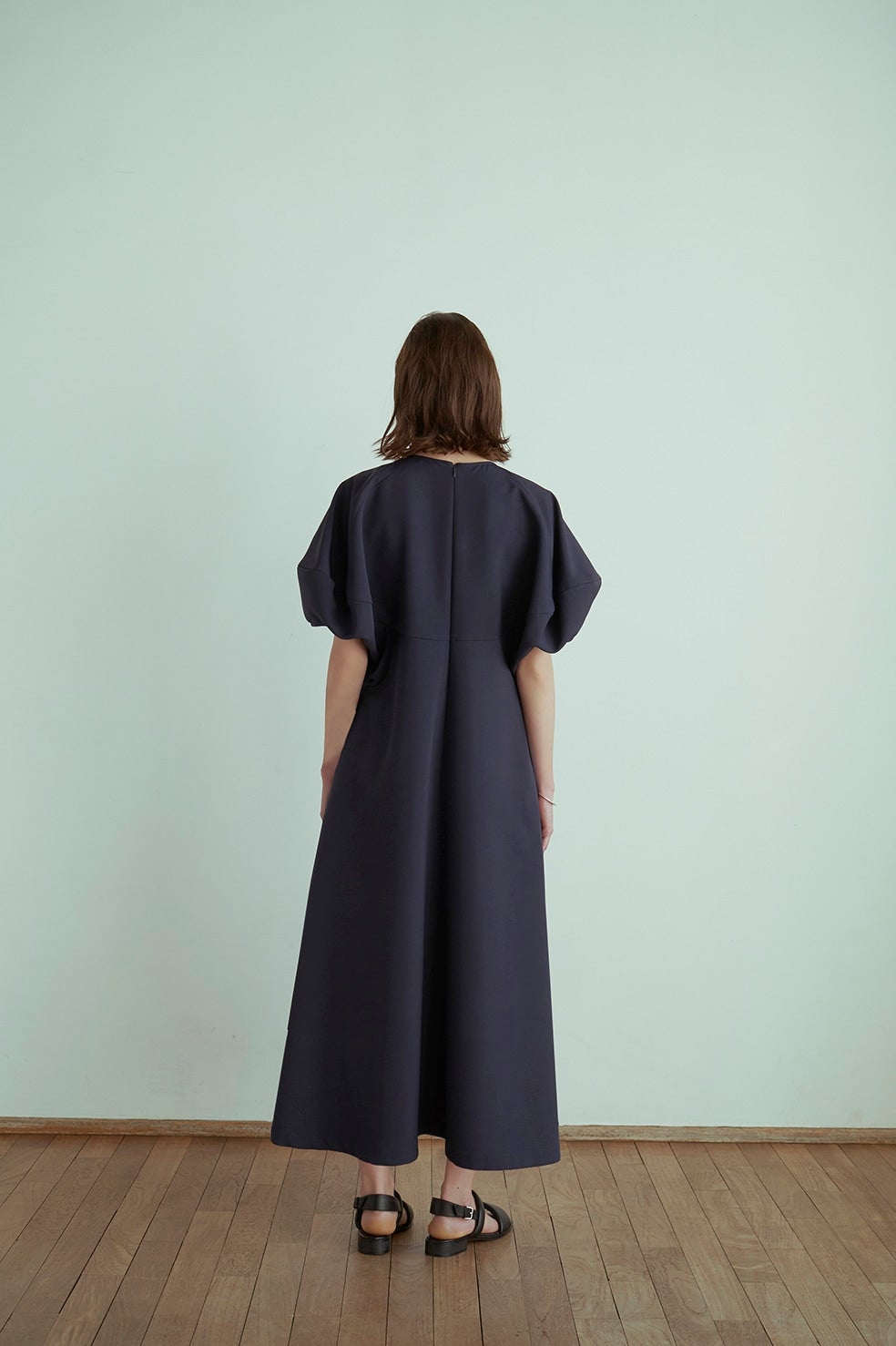 LANTERN SLEEVE FLARE ONE PIECE|DRESS(ドレス)|CLANE OFFICIAL ...