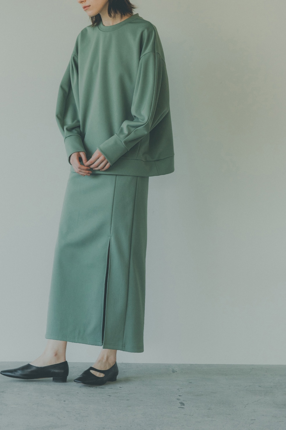 COLOR BULKY JERSEY SET UP｜DRESS(ドレス)｜CLANE OFFICIAL ONLINE STORE