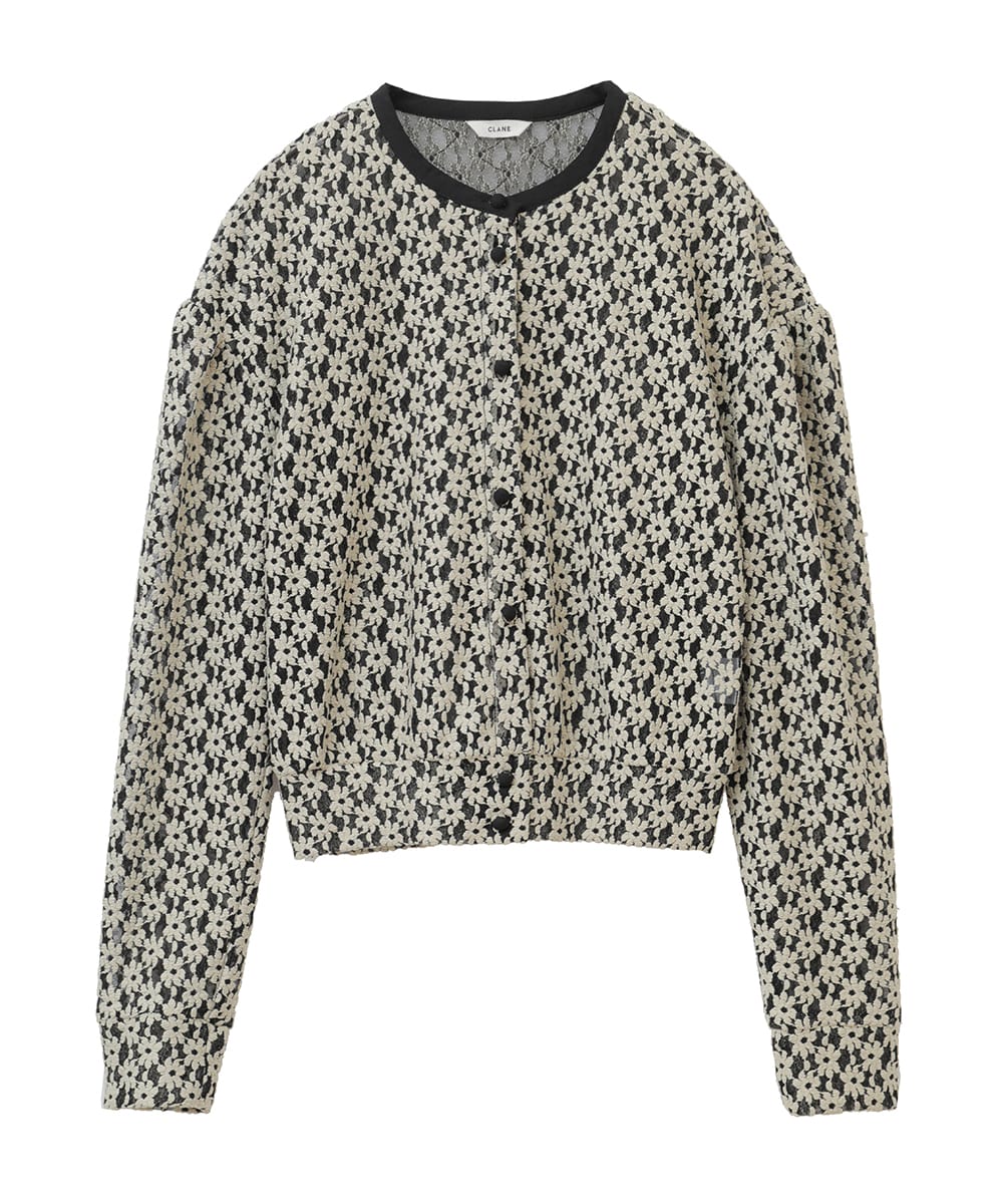 3D FLOWER LACE CARDIGAN|22SS SALE()|CLANE OFFICIAL ONLINE STORE 3D FLOWER LACE CARDIGAN|22SS SALE()|CLANE OFFICIAL ONLINE STORE