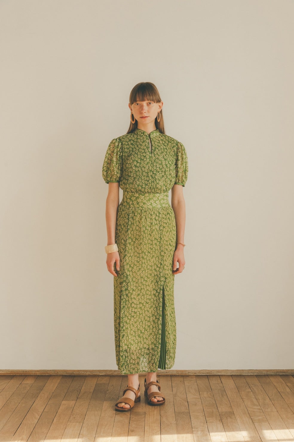 PLEATS FLORET TOPS|22SS SALE()|CLANE OFFICIAL ONLINE STORE