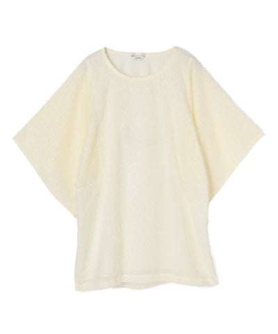 FLUFFY FRINGE TOPS|TOPS(トップス)|CLANE OFFICIAL ONLINE STORE としたセレクトショップ CLANE FLUFFY TOPS(WHITE、サイズ1) FRINGE Tシャツ/カットソー(半袖/袖なし)