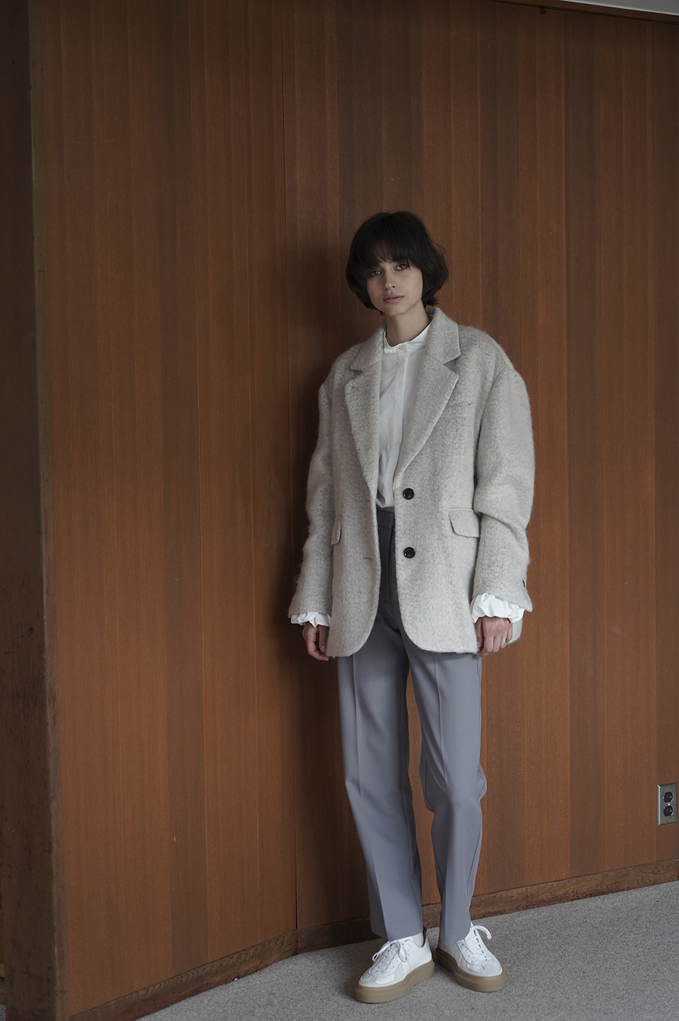 MIX SHAGGY OVER TAILORED JACKET｜OUTER(アウター)｜CLANE OFFICIAL