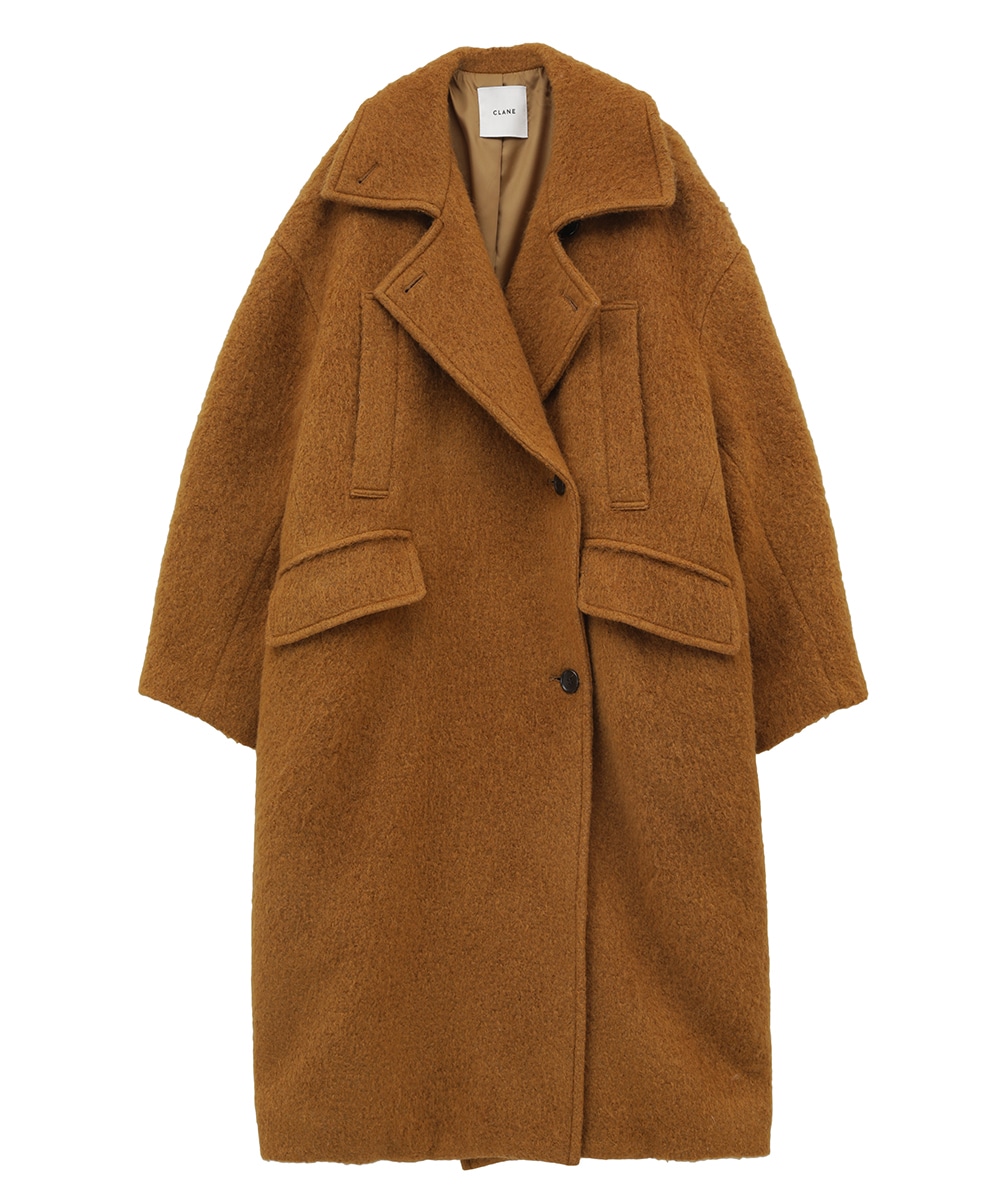 SHORT SHAGGY COCOON OVER COAT｜OUTER(アウター)｜CLANE OFFICIAL ...