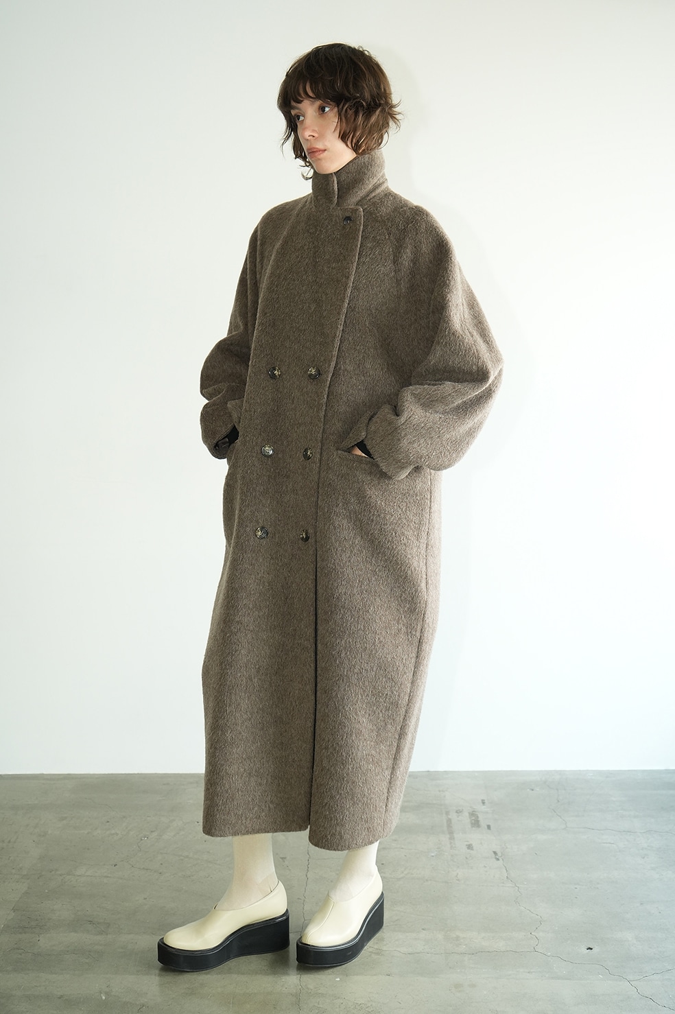 DOUBLE WOOL LONG COAT｜OUTER(アウター)｜CLANE OFFICIAL ONLINE STORE