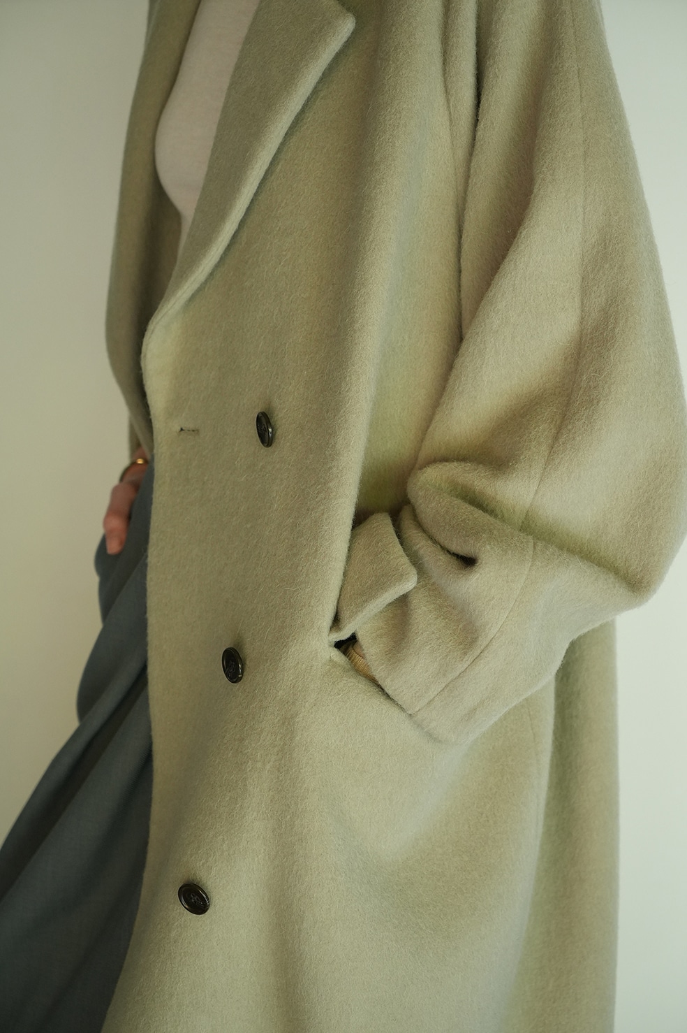 DOUBLE WOOL LONG COAT｜OUTER(アウター)｜CLANE OFFICIAL ONLINE STORE