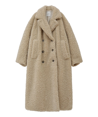 DOUBLE LONG BOA COAT｜OUTER(アウター)｜CLANE OFFICIAL ONLINE STORE