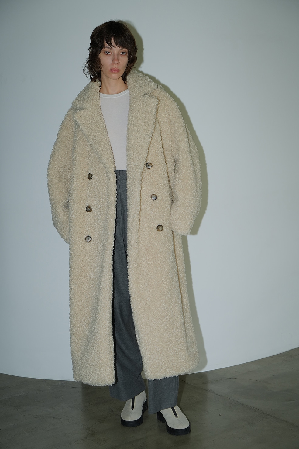 DOUBLE LONG BOA COAT｜OUTER(アウター)｜CLANE OFFICIAL ONLINE STORE