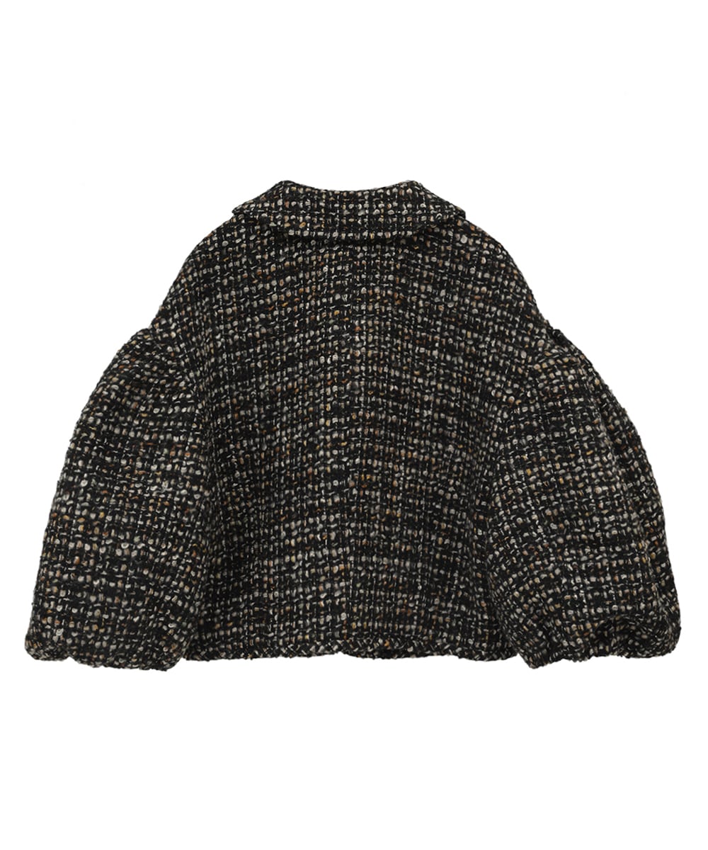MIX TWEED PUFF SLEEVE JACKET｜OUTER(アウター)｜CLANE