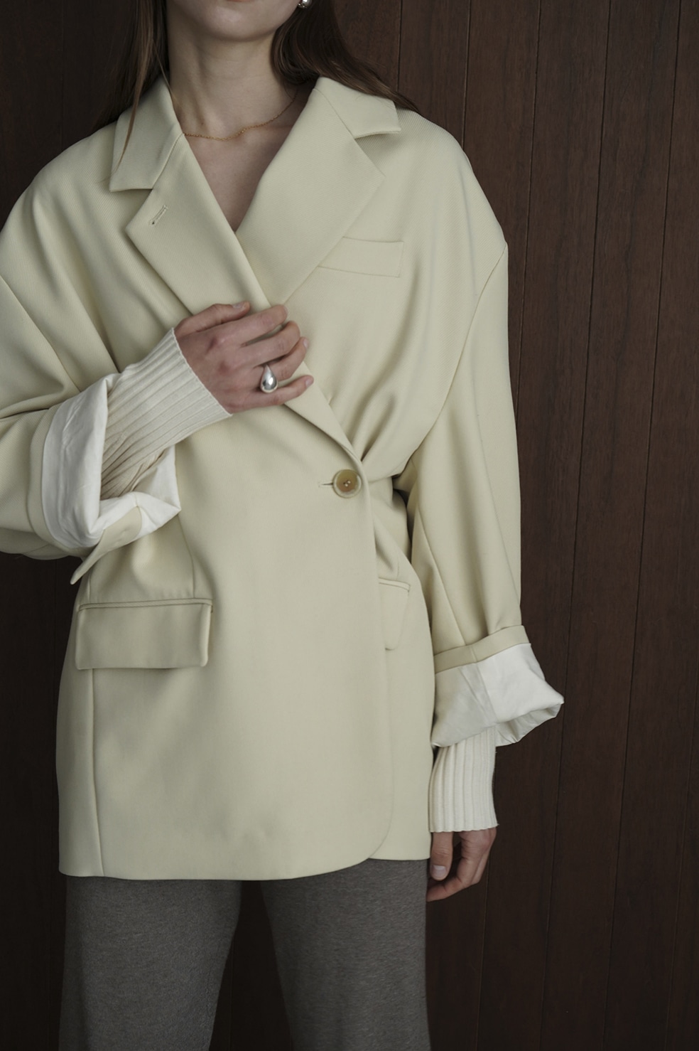 完売 CLANE TAILORED 2WAY ARRANGE ARRANGE TAILORED JACKET CLANE