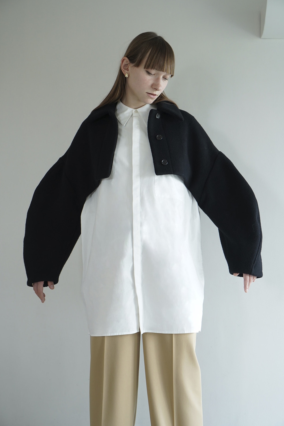 ROUND SLEEVE SHORT JACKET｜OUTER(アウター)｜CLANE OFFICIAL ONLINE