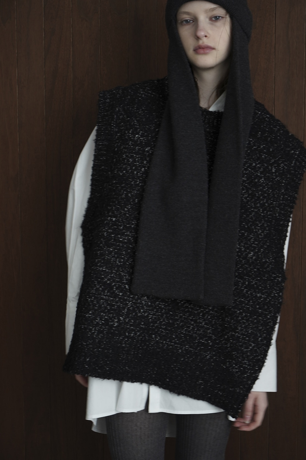 SIDE ZIP TWEED KNIT VEST｜TOPS(トップス)｜CLANE OFFICIAL ONLINE STORE