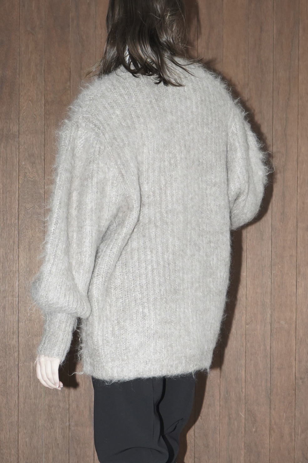 COLOR MOHAIR SHAGGY CARDIGAN❤︎ピンク