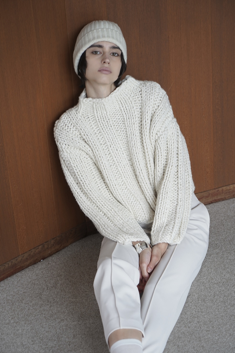 BULKY RIB HAND KNIT TOPS｜TOPS(トップス)｜CLANE OFFICIAL ONLINE STORE