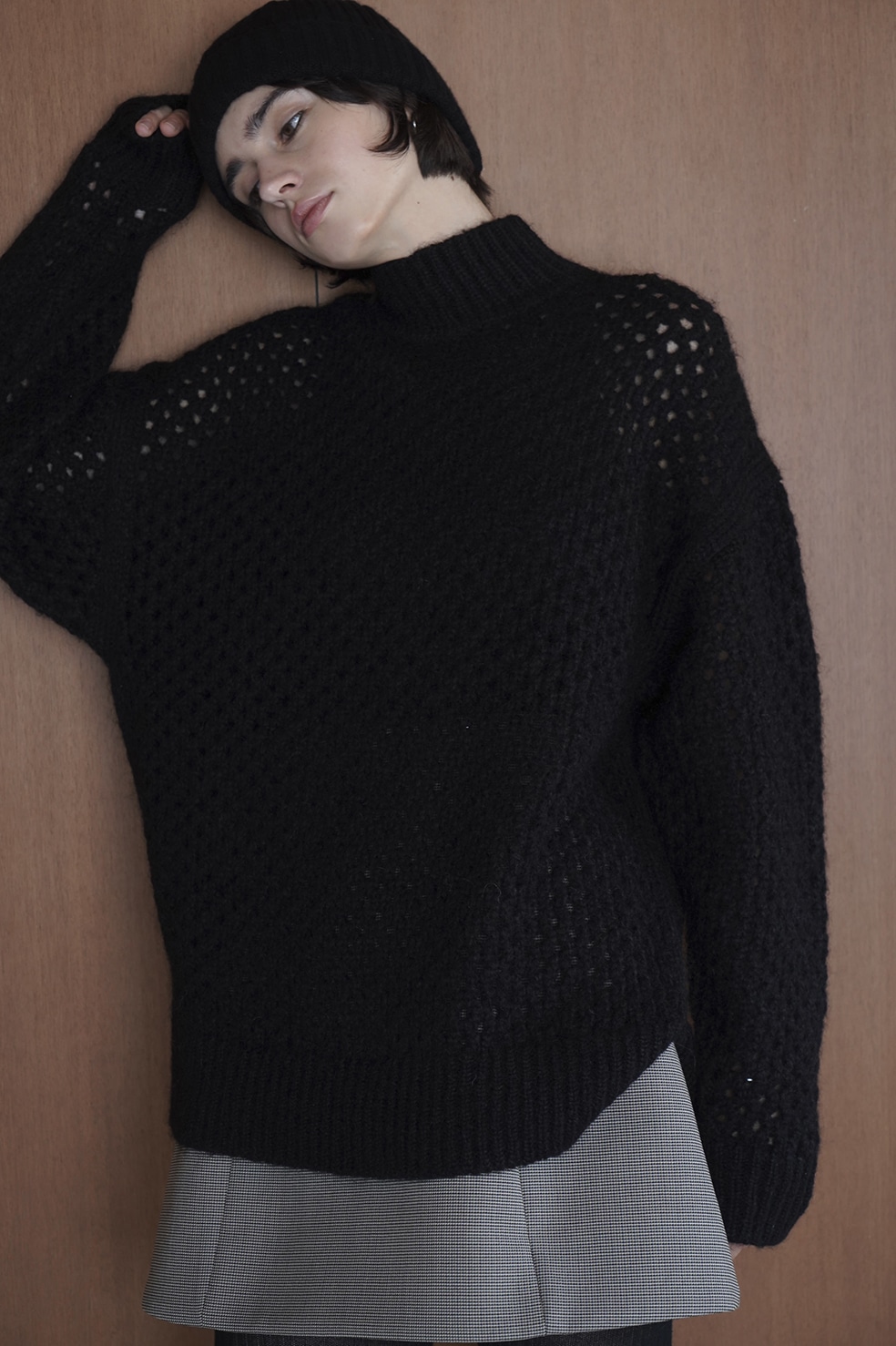 DOT MESH MOHAIR OVER KNIT TOPS｜TOPS(トップス)｜CLANE OFFICIAL