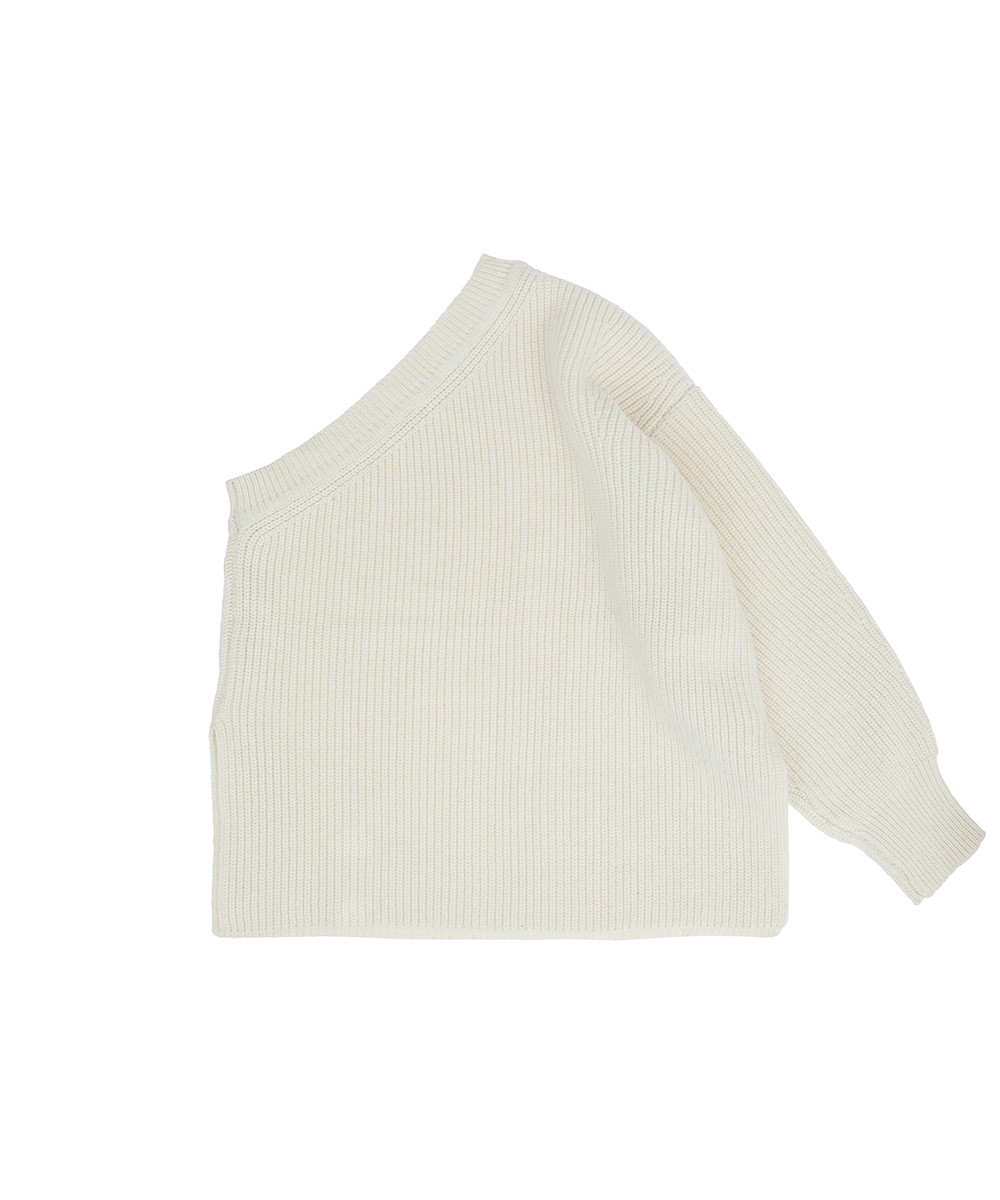 ONE SHOULDER WIDE KNIT TOPS｜TOPS(トップス)｜CLANE OFFICIAL ONLINE