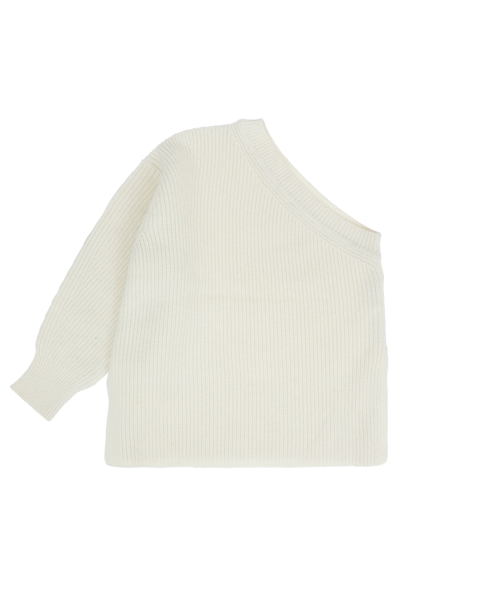 ONE SHOULDER WIDE KNIT TOPS｜TOPS(トップス)｜CLANE OFFICIAL ONLINE