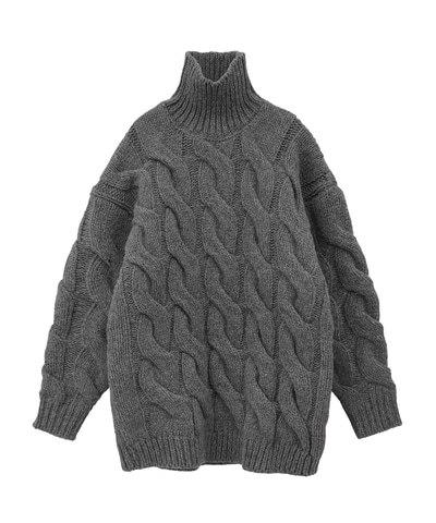 BIG CABLE OVER KNIT TOPS｜TOPS(トップス)｜CLANE OFFICIAL ONLINE STORE