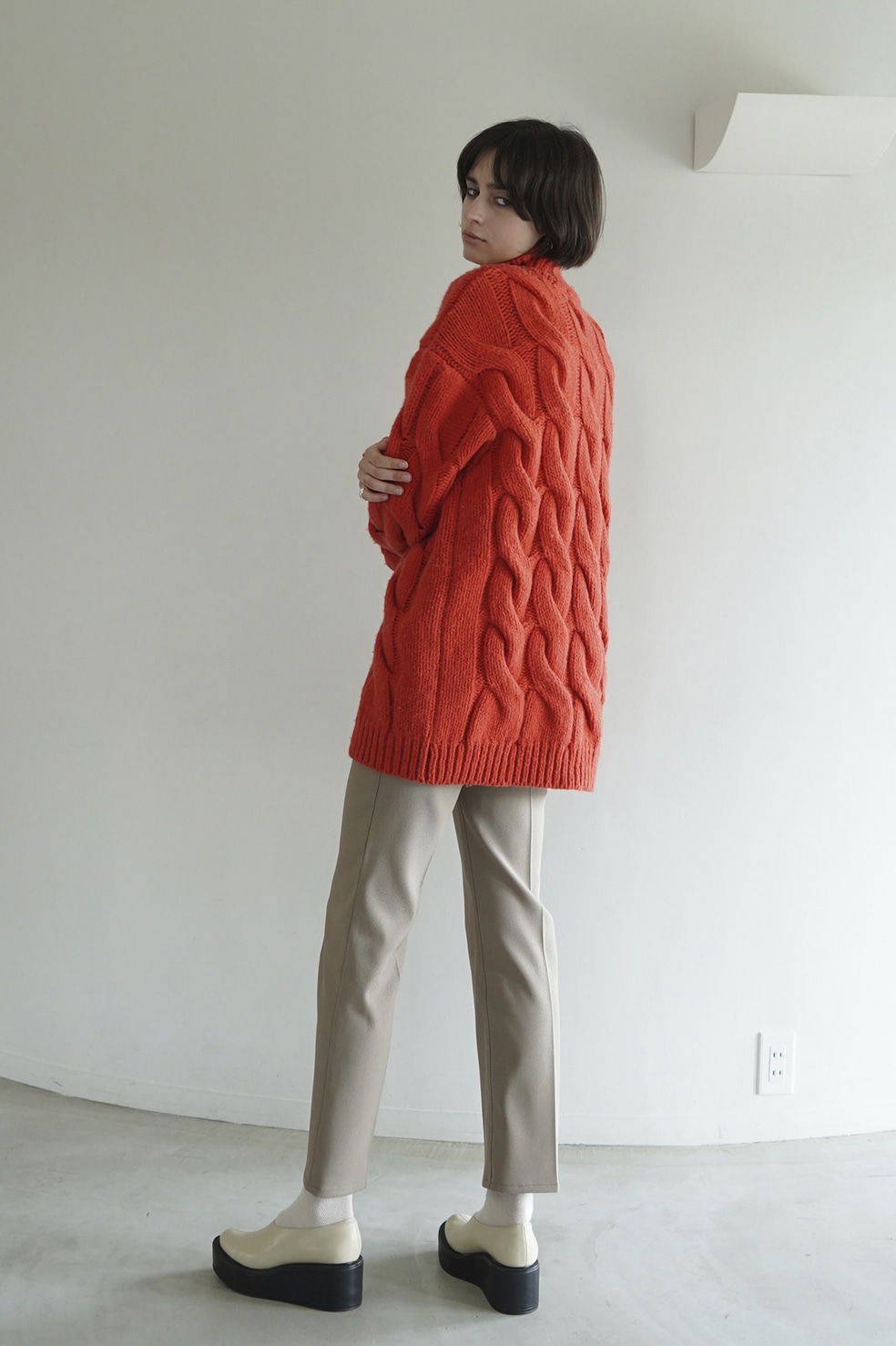 BIG CABLE OVER KNIT TOPS｜TOPS(トップス)｜CLANE OFFICIAL ONLINE STORE