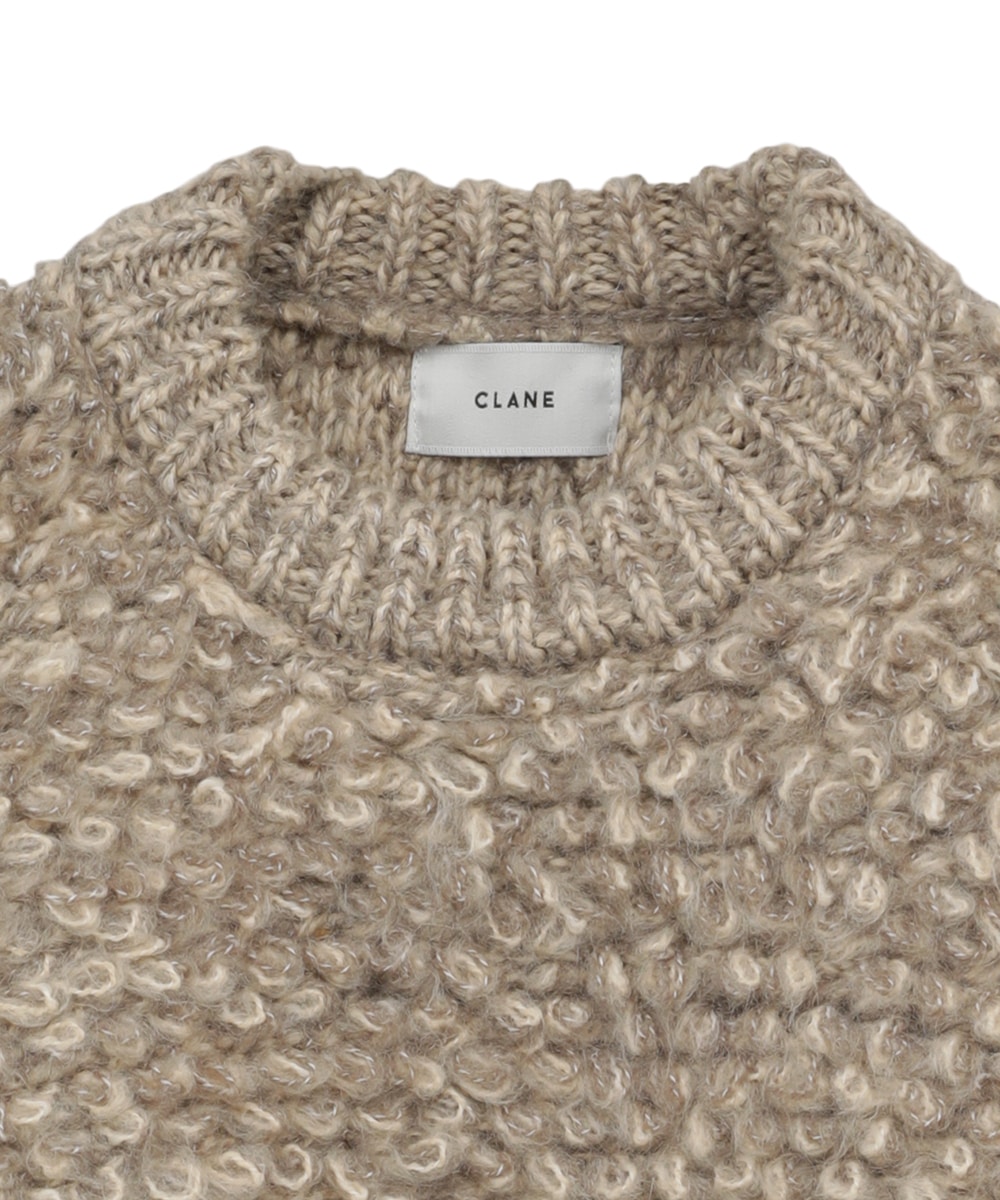 MIX LOOP MOHAIR KNIT TOPS｜TOPS(トップス)｜CLANE OFFICIAL ONLINE STORE