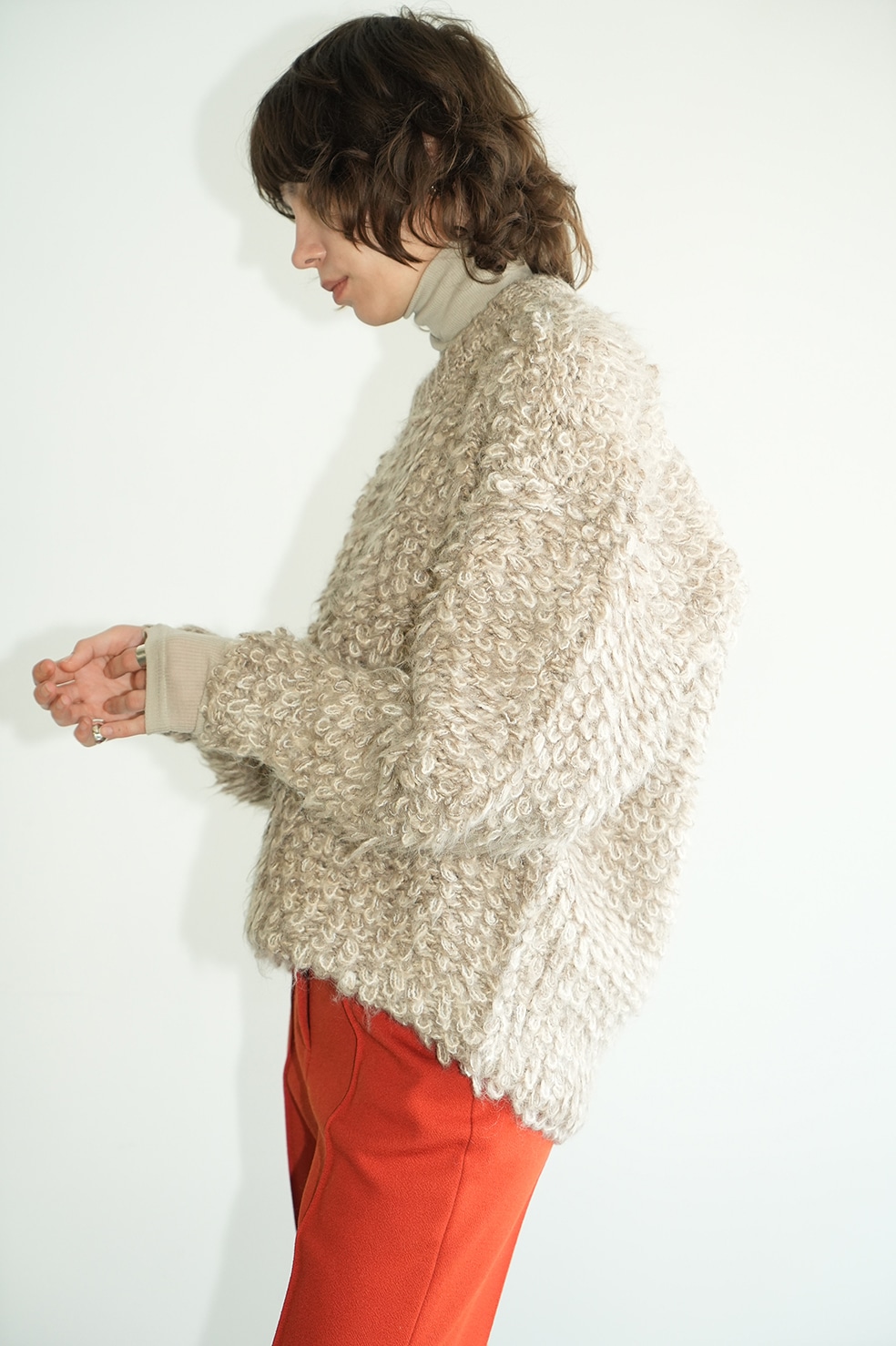 MIX LOOP MOHAIR KNIT TOPS｜TOPS(トップス)｜CLANE OFFICIAL ONLINE STORE
