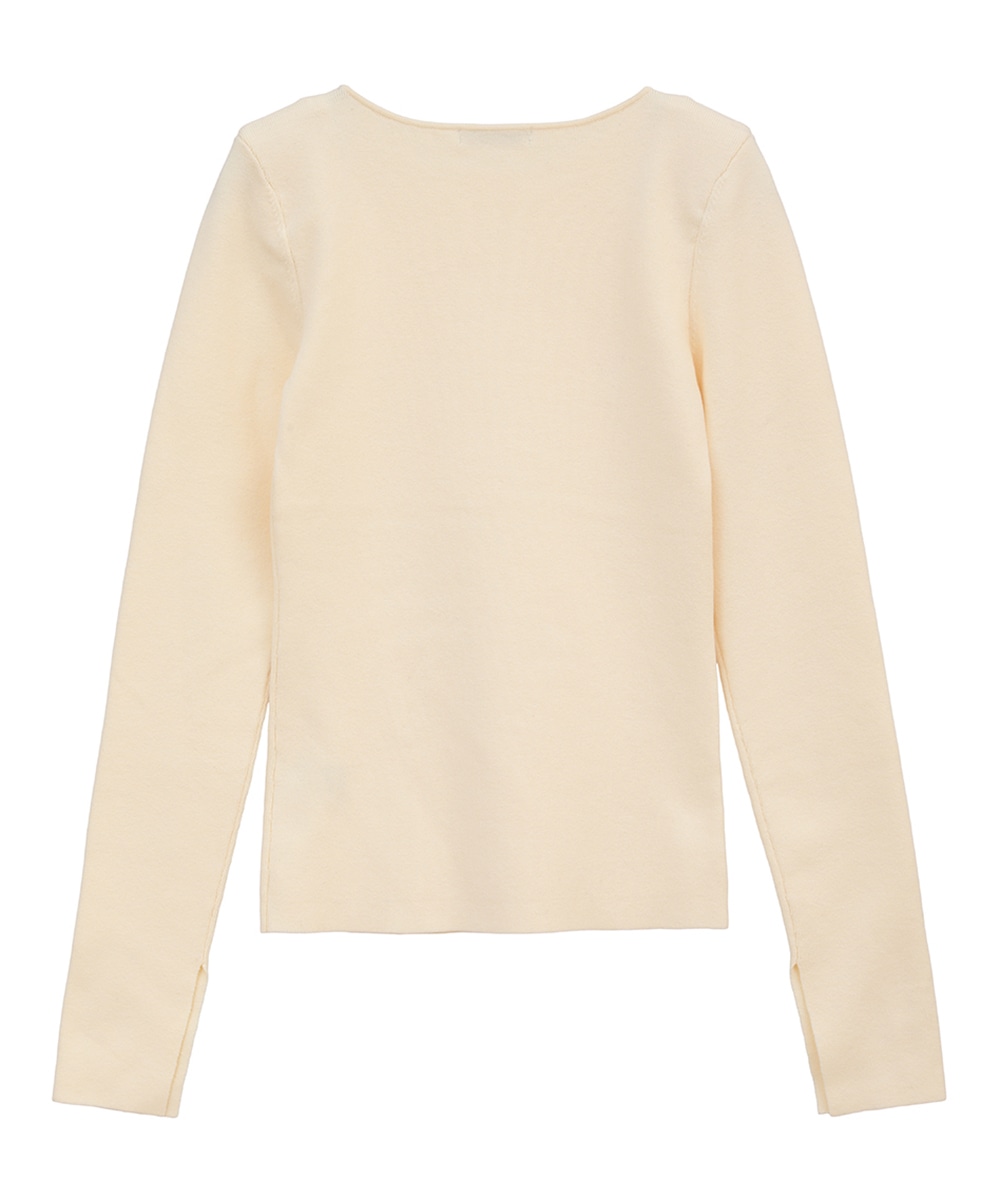 CLANE SHOULDER PADS KNIT TOPS