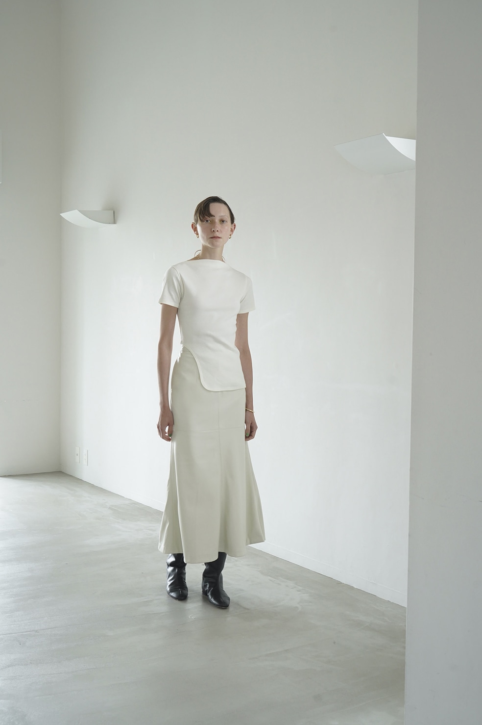 VEGAN LEATHER LONG SKIRT｜SKIRT/PANTS(スカート/パンツ)｜CLANE