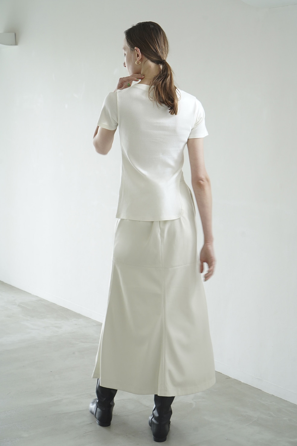 VEGAN LEATHER LONG SKIRT｜SKIRT/PANTS(スカート/パンツ)｜CLANE